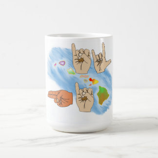 IK HOOR VAN HAWAII-SIGN TAAL BEVERAGE MOK