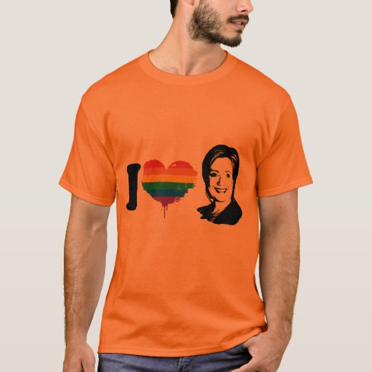 IK HOOR VAN HILLARY PRIDE —.png T-shirt (Voorkant)