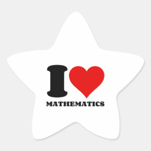 IK HOOR VAN MATHEMATIEK STER STICKER