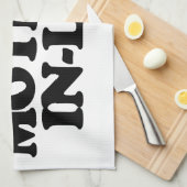 IK HOOR VAN MIJN MOEDER IN DE WET THEEDOEK (Quarter Fold)