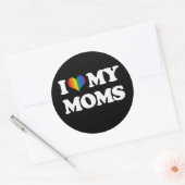 IK HOOR VAN MIJN MOMS - RONDE STICKER (Envelop)