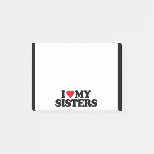 IK HOOR VAN MIJN SISTERS POST-IT® NOTES (Voorkant)