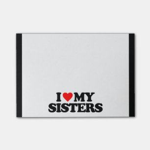 IK HOOR VAN MIJN SISTERS POST-IT® NOTES