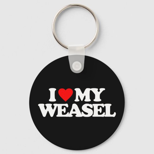 IK HOOR VAN MIJN WEASEL SLEUTELHANGER (Voorkant)