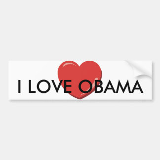IK HOOR VAN OBAMA-BUMPERSTICKER BUMPERSTICKER