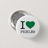 IK HOOR VAN PICKLES RONDE BUTTON 3,2 CM (Voorkant /achterkant)