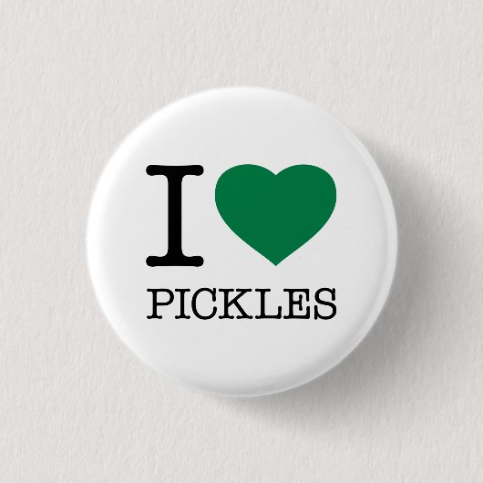 IK HOOR VAN PICKLES RONDE BUTTON 3,2 CM (Voorkant)