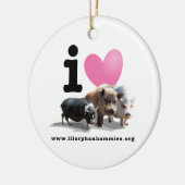IK HOOR VAN PIGS Holiday Ornament (Links)