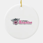 IK HOOR VAN PIGS Holiday Ornament (Achterkant)