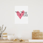 IK HOOR VAN PILATEN EN Pilates Pose Poster (Keuken)