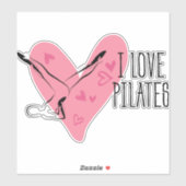 IK HOOR VAN PILATES Pilates Pose Sticker (Vel)