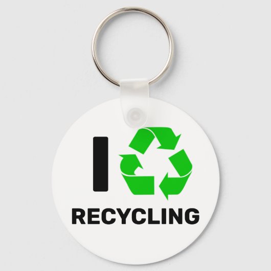IK HOOR VAN RECYCLING SLEUTELHANGER (Voorkant)