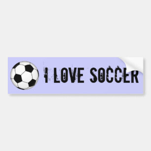 IK HOOR VAN SOCCER BUMPERSTICKER