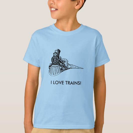 IK HOOR VAN TRAINEN! T-SHIRT (Voorkant)