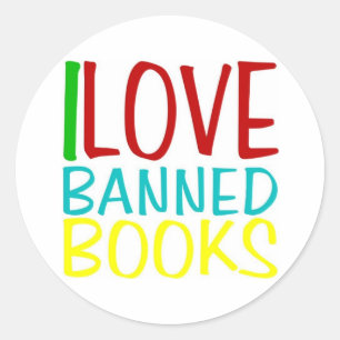 IK HOOR VAN VERBODEN BOEKEN OFFICIËLE STICKER