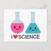 IK HOOR VAN WETENSCHAP FEESTDAGENKAART (Voorkant)