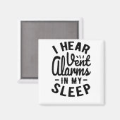 Ik hoor vette alarmen in mijn slaap magneet (Voorkant / Achterkant)