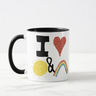 Ik hoor zonneschijnen en regenbogen mok