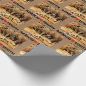 Ik hoor Zuid-Afrikaanse oorlogen en olifanten Cadeaupapier (Hoek)