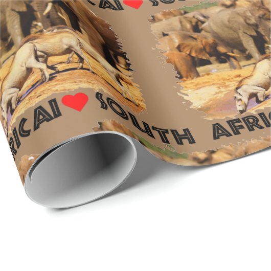 Ik hoor Zuid-Afrikaanse oorlogen en olifanten Cadeaupapier (Rol Hoek)