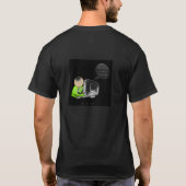 IK HOOR (zwart) T-shirt (Achterkant)