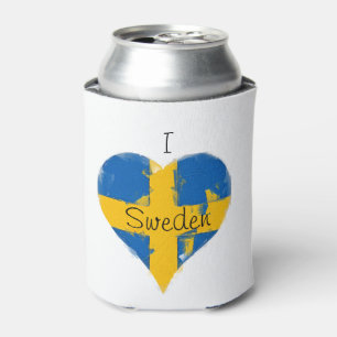 Ik hoor Zweedse vlag Blikjeskoeler