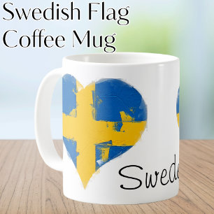 Ik hoor Zweedse vlag Koffiemok