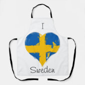 Ik hoor Zweedse vlag Schort (Voorkant)