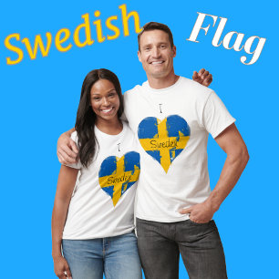 Ik hoor Zweedse vlag T-shirt