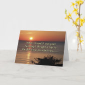 Ik hoorde dat het je verjaardag was kaart (Gele Bloem)