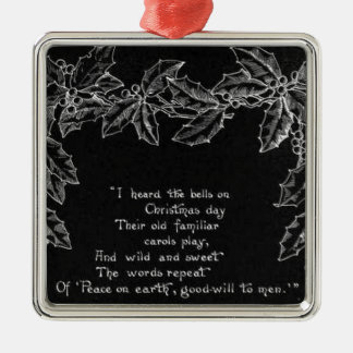 Ik hoorde de blikken op kerstdag orname metalen ornament
