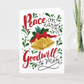 Ik hoorde de klokken gevouwen vakantie Kaart