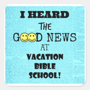 Ik hoorde de sticker van het Good News Square