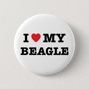 Ik hoorde mijn beagle Button