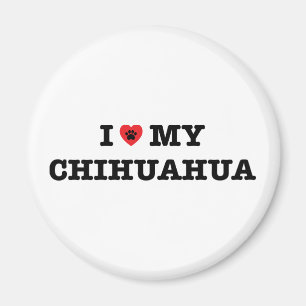 Ik hoorde mijn Chihuahua Fridge Magnet Magneet