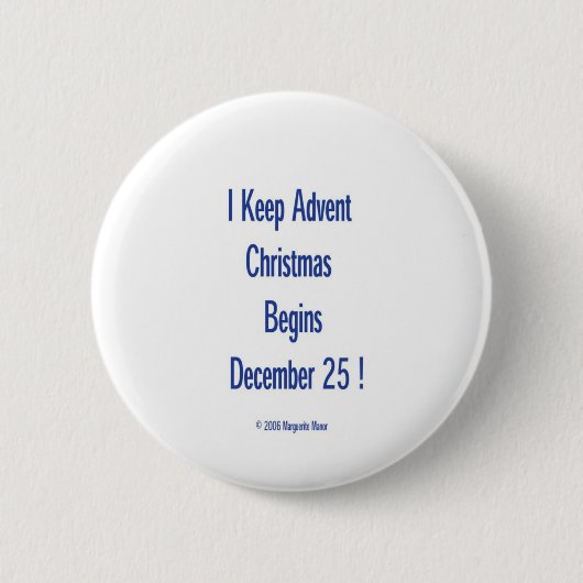 Ik hou advent, Button (Voorkant)