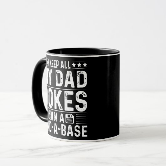 Ik hou al m'n pap in een database. mok (Voorkant links)