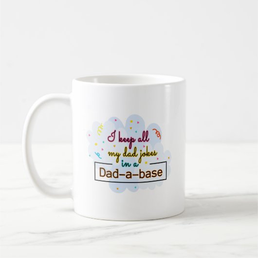 Ik hou al m'n pap in een pap-A-basis. Koffiemok (Links)