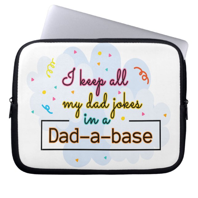 Ik hou al m'n pap in een pap-A-basis. Laptop Sleeve (Voorkant)