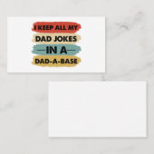 Ik hou al m'n pap in een pap-A-basis pap. Visitekaartje (Voorkant / Achterkant)