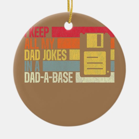 Ik hou al m'n pap in een pap. keramisch ornament (Voorkant)