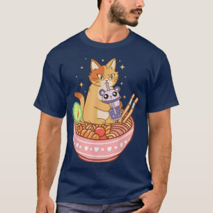 Ik hou alleen van katten en ramen en van knobbelth t-shirt