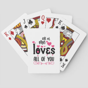 Ik hou allemaal van een paar kunst pokerkaarten