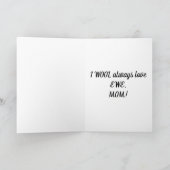 Ik hou altijd van EWE MOM Kaart (Binnen)