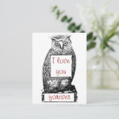 Ik hou altijd van je. briefkaart (Staand voorkant)