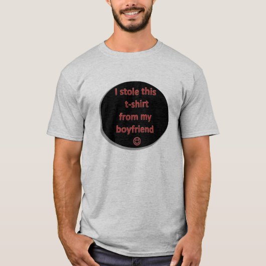 Ik hou deze T-shirt tegen van mijn vriend (Voorkant)