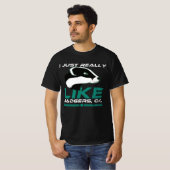 Ik hou echt van Badgers Ok Funny Honey Badger T-shirt (Voorkant volledig)