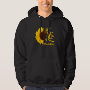 Ik hou echt van Barracudas Women Man Sunfl Hoodie