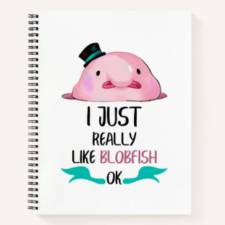 Ik hou echt van Blobfish, OK Journal Notitieboek