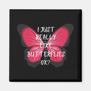 Ik hou echt van Butterflies. Magneet